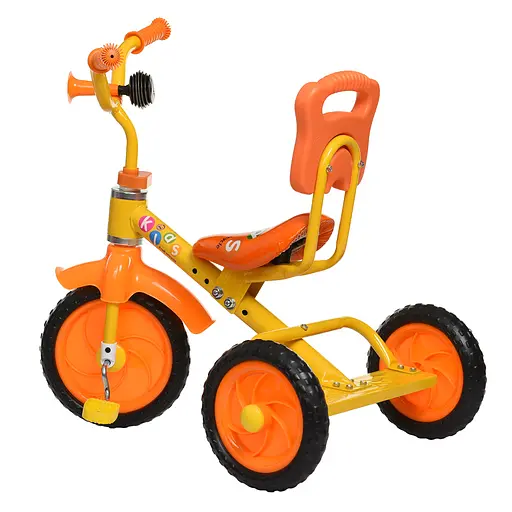 Детский трехколесный велосипед M 1190 Prof1 Kids с регулируемым рулем и комфортным сиденьем - фото 3