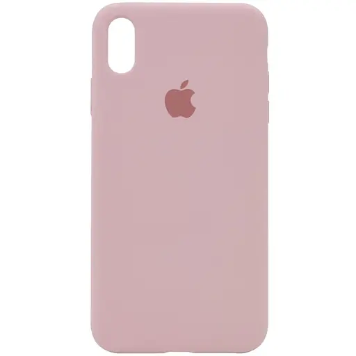 Чехол Silicone Case Full Protective AA для Apple iPhone XS Max 6.5 Розовый/Pink Sand - фото 1