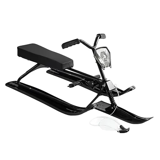 Детский снегокат Skyper S-91255, стальной каркас, мягкое сиденье, руль