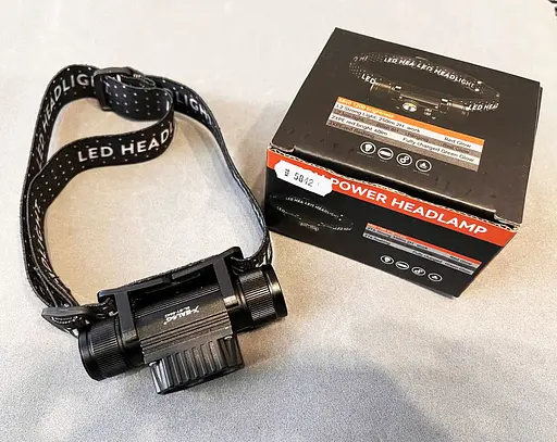 Фонарь налобный аккумуляторный X-Balog SY-5842 фонарик на голову Type-C 18650 2LED - фото 8