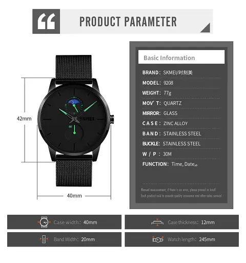 Наручний годинник чоловічий Skmei 9208 Red, 9208RD (18397) - фото 10