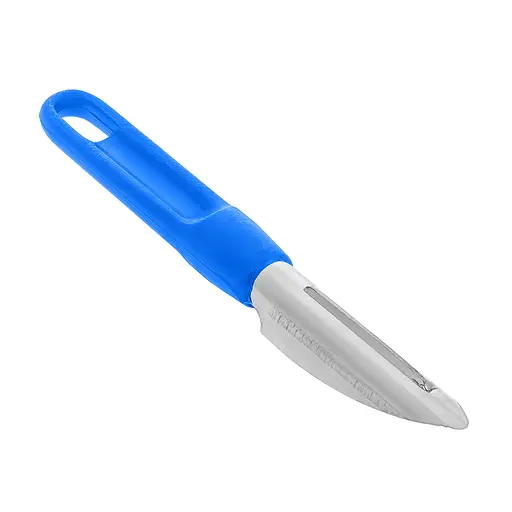 Рибочистка ніж для чищення риби та видалення серцевини з картоплі, яблук, груш та перців 18 см, Kitchette Синій 86235 - фото 1