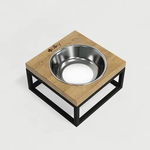 Hollky Base Solo S — миска на підставці для котів і маленьких собак (1 × 0,45 л) - фото 6