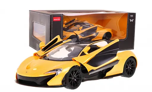 Машинка McLaren P1 GTR жовтий RASTAR модель 1:14 Автомобіль на дистанційному керуванні + пульт 2,4 ГГц