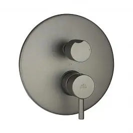 Смеситель для ванны/душа на 3 потребителя Paffoni Light mercury grey LIG019MG, Серый - фото 1