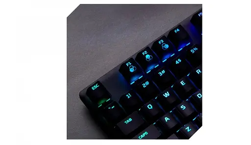HyperX Клавіатура Alloy Origins Red USB RGB PBT ENG/RU, Black - фото 9