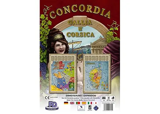 Настільна гра PD-Verlag Конкордія: Галія та Корсика (Concordia: Gallia/Corsica) (англ.) (PS015)