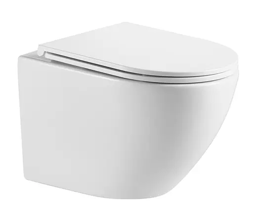 Унитаз подвесной Mixxus Premium Ellipse-0301-R 495x365x365 мм, система смыва Rimless MP6460, Белый - фото 5