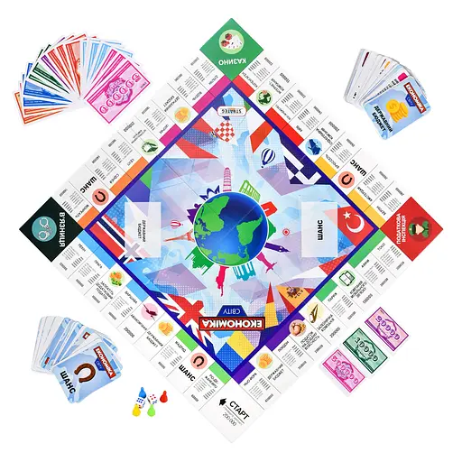 Настільна гра Strateg Економіка світу (31028)                               - фото 2