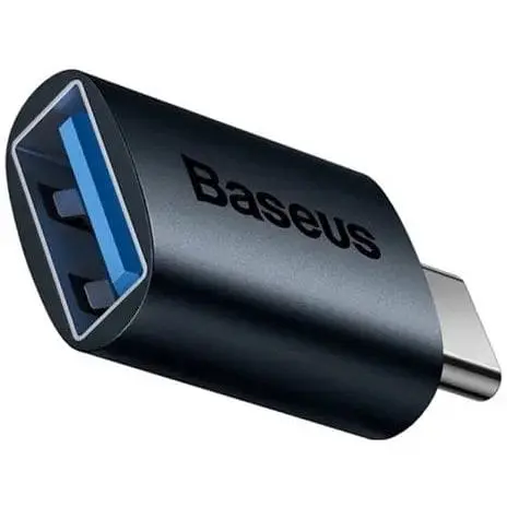 Адаптер Baseus Ingenuity Series Mini OTG Adaptor Type-C to USB-A 3.1 ZJJQ000003 синий