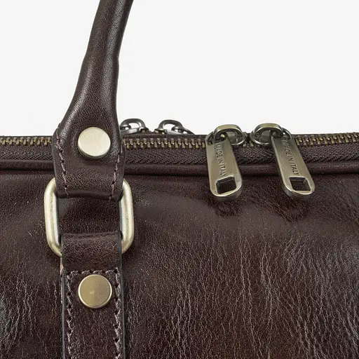 Шкіряна чоловіча сумка VIRGINIA CONTI 35х25х8 см sum0023804 - фото 6