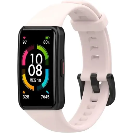 Ремінець DK CDK Silicone Sport Band Classic для Huawei Band 6 (011342) (pink)