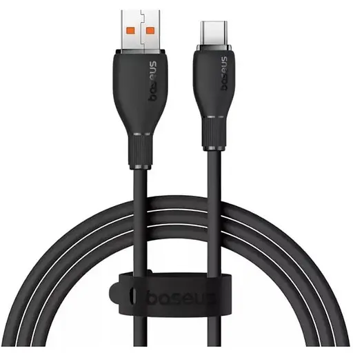 Кабель Baseus Pudding Series Fast Charging Cable USB to Type-C 100W 2 м Cluster чорний