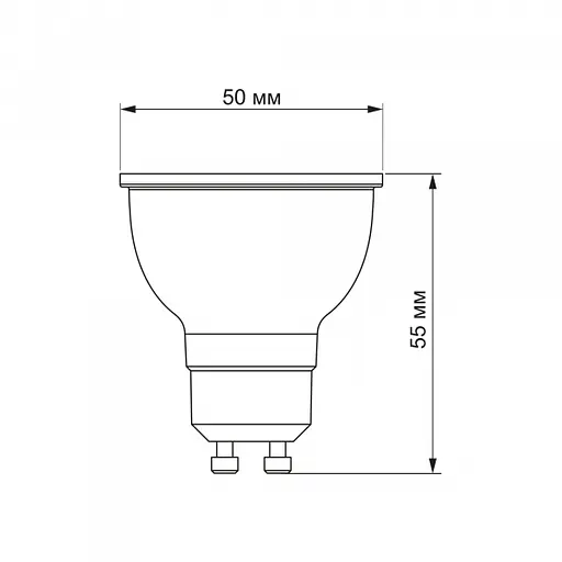 LED лампа VIDEX MR16eL 7W GU10 4100K - фото 3