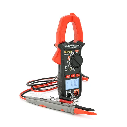 Токовые клещи Aneng PN103 Измерение: V (AC/DC) A (AC/DC) Ω, C, Hz (NCV, True RMS) - фото 1