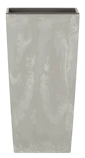 Горщик з кашпо для рослин 2в1 Prosperplast Urbi Square Beton 2/4 л - фото 3