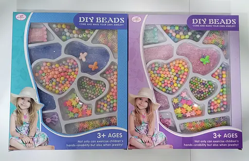 Набор бисера и бусин ZQ2028-F в коробке 24,5*29,5*3,6см (6968129401754) МИКС - фото 2