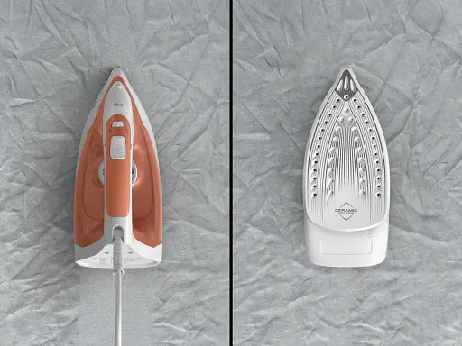 Паровой утюг Tefal Virtuo FV2C40E0, 120 г/мин, 0,24 литра, 2000 Вт, Белый / Оранжевый - фото 6