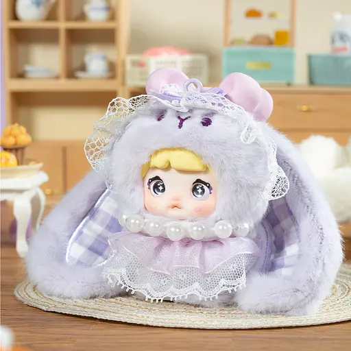 Пухнаста фігурка на підвісі Pop Top Hi Toy серії Nommi - Зайченята - фото 6