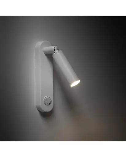 Бра, настінний світильник Tk Lighting 6620 Enzo Led 1x6W 4000K-4500K IP20 Wh - фото 2