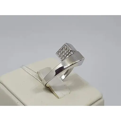 Золоте кільце Favoritum з фіанітами. 111151_Б 18,5 - фото 3