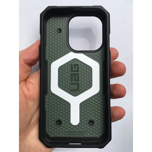 Оригінальний протиударний чохол UAG Pathfinder MagSafe для iPhone 15 Pro (6.1") Olive Drab 114281117272 - фото 5