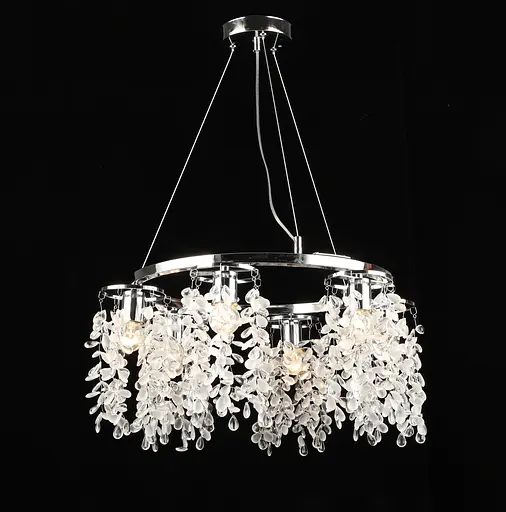 Люстра подвесная хрустальная S2479/6, Хром