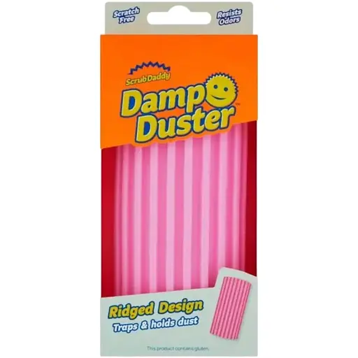 Губка для прибирання Scrub Daddy Damp Duster Для пилу Рожева