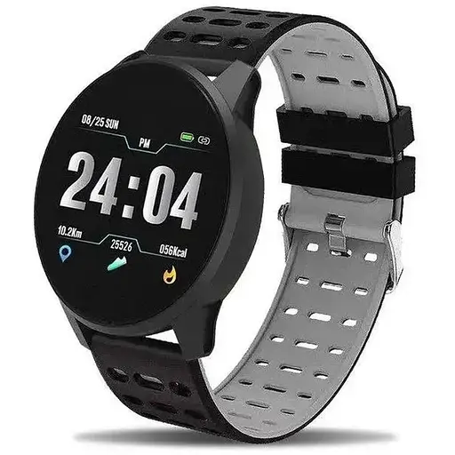 Фитнес-браслет 119PLUS Black Gray (16099)