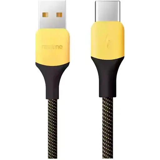 Кабель Data Cable Fast Charging 27W / 3A 1m USB на Type-C / USB-C для Realme (RMW2189) yellow