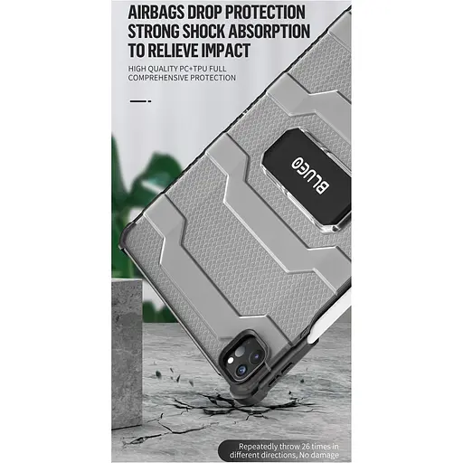 Чехол Blueo Drop Resistance with Kickstand для Apple iPad Pro 13" (2024-2025) Black [142163] - фото 12