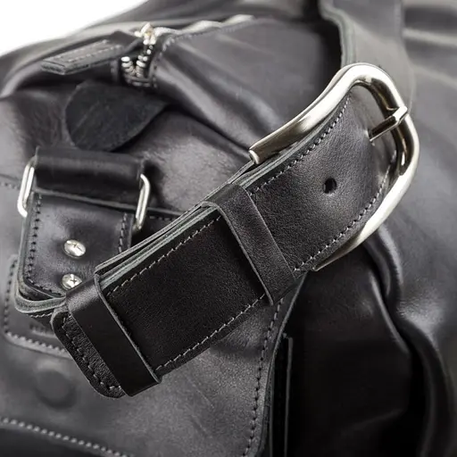 Шкіряна чоловіча сумка GRANDE PELLE 55х31х24 см sum0023815 - фото 7