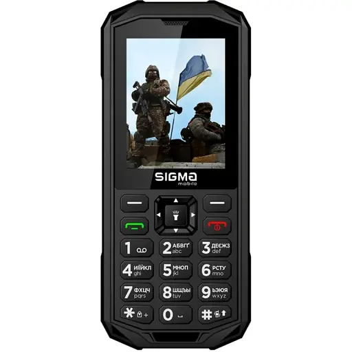 Телефон Sigma PA68 black