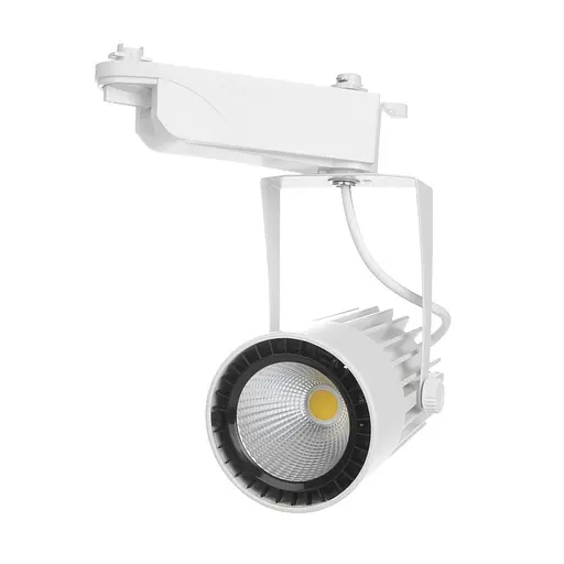 Светильник трековый поворотный LED 410/24W WW WH COB Brille 32-244