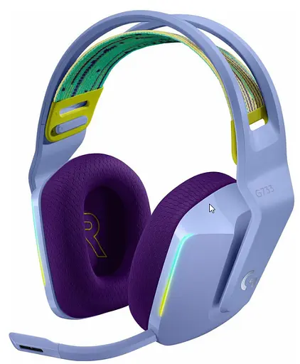 Наушники G733 Lightspeed Wireless RGB, LILAC Logitech teh0021838 - фото 1