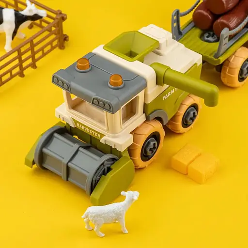 Игровой набор Otamanko Веселый хутор комбайн с прицепом - фото 7