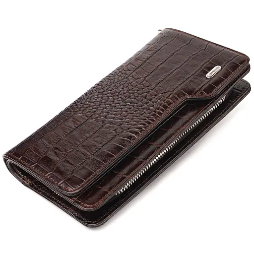 Кожаный женский кошелек Canpellini 20х10.5х3 см acs0025088 - фото 1