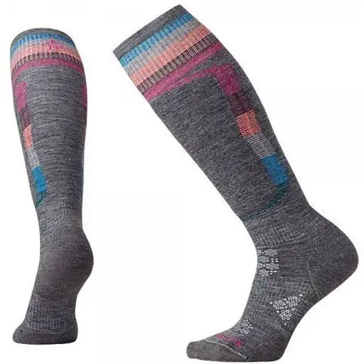 Шкарпетки Smart Wool Wm's PhD Ski Light Elite Pattern Medium Grey S (1033-SW 15016.052-S)