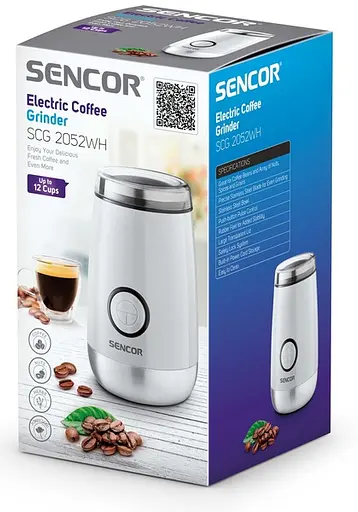 Кофемолка Sencor SCG 2052WH - фото 6
