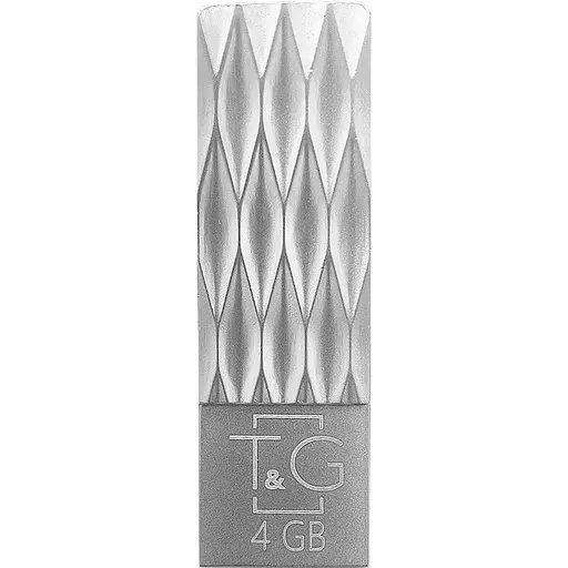 Флеш накопитель USB 4Gb T&G Metal TG103 серебристый USB 2.0 (TG103-4G) - фото 1
