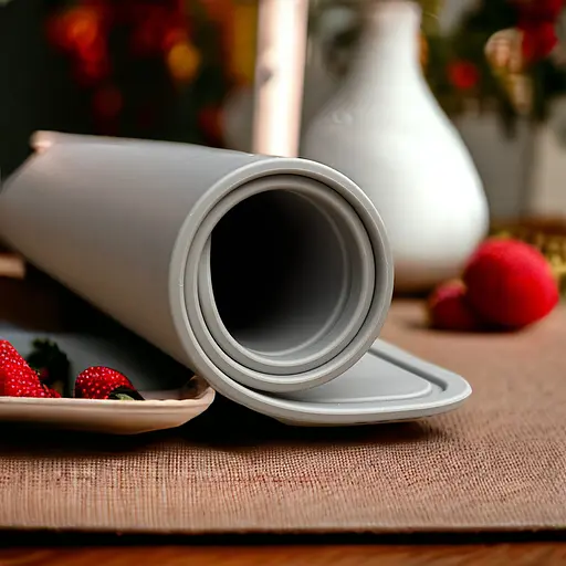 Дошка кухонна силіконова обробна 30х35 см, Kitchen Master Зелений 86385 - фото 7