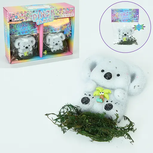 Игрушка коала, 8 см, антистресс, мишура, 28x21.5x9 см - фото 2