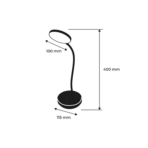 Светильник настольный Eurolamp LED белый (LED-TLB-5W) - фото 3
