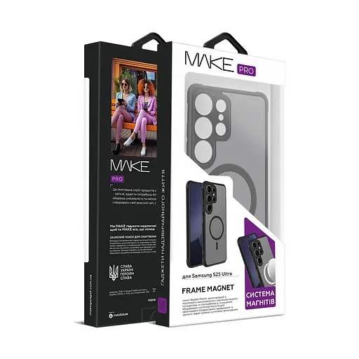 Чохол MAKE Samsung S25 Ultra Frame Magnet Pro - фото 2