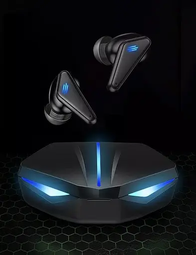 Ігрові водонепроникні bluetooth навушники TWS K55 з LED підсвічуванням Геймерські бездротові навушники - фото 5