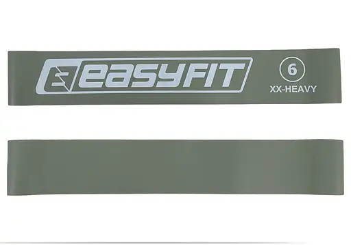 Гумка для фітнесу EasyFit №6 сіра (EF-1813-6) - фото 2