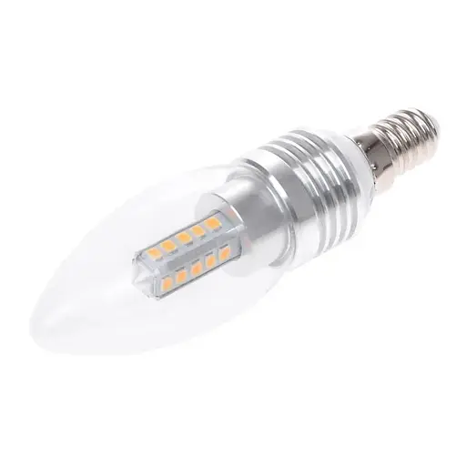 Лампа Brille світлодіодна LED 5W E14 WW C37 Silver 220 В