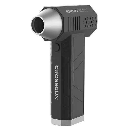 Мини-турбо вентилятор Crossgun 12V 1500мАч 120000об/мин для чистки ноутбуков (Черный)