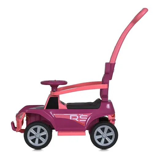 Детская каталка-толокар Bambi Racer 2 в 1 с музыкой и светом, розовая - фото 6