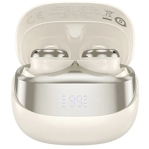 Бездротові TWS навушники Hoco EW200 Elegant Bluetooth 5.3 Milky White - фото 2